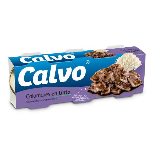 CALAMARES EN SU TINTA, 3X48GR CALVO