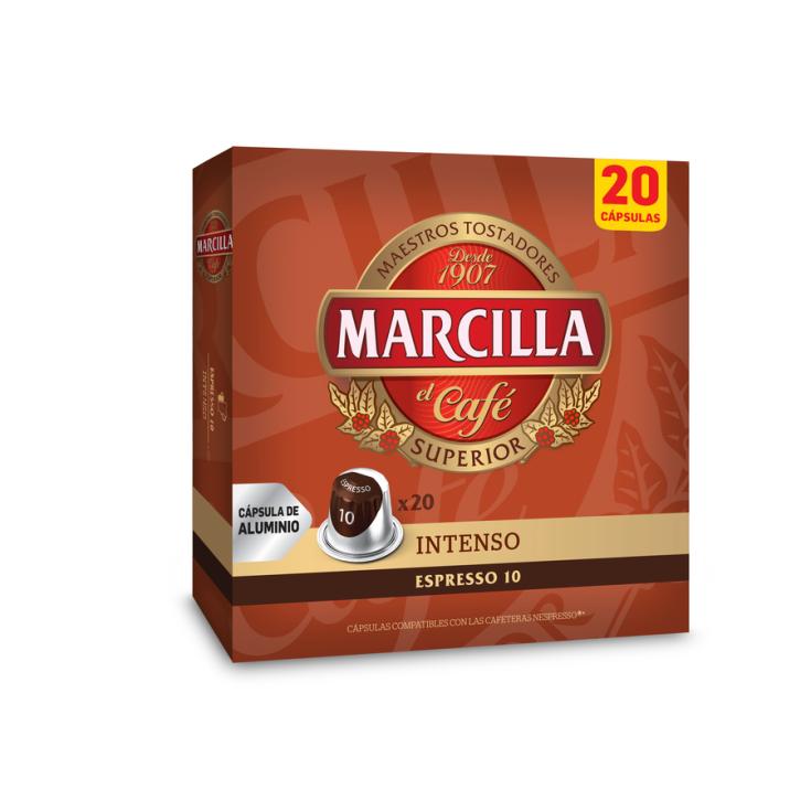  CAPSULAS ESP INTENSO, 20U MARCILLA