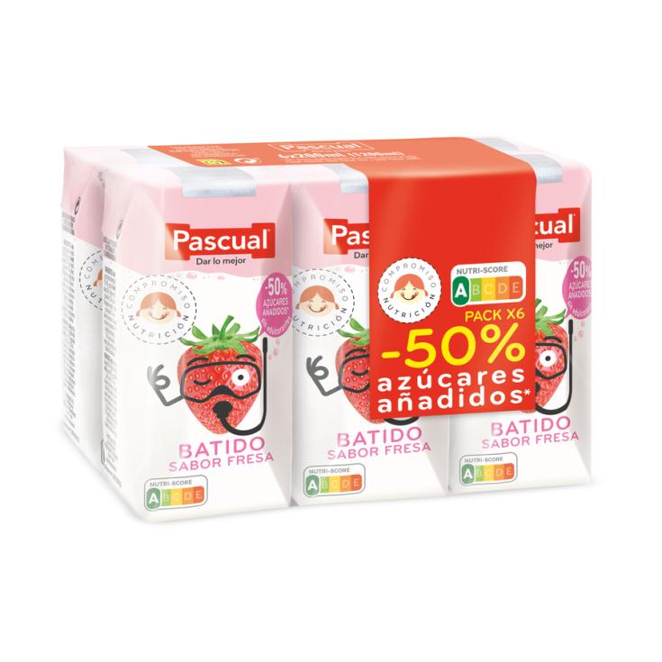 BATIDOS DE FRESA, 6X200ML PASCUAL