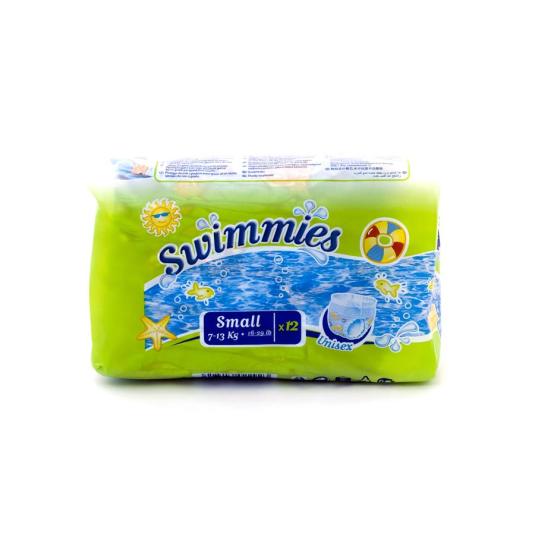 PAÑAL BAÑADOR TALLA S (6-11 KG), 12 UND SWIMMIES