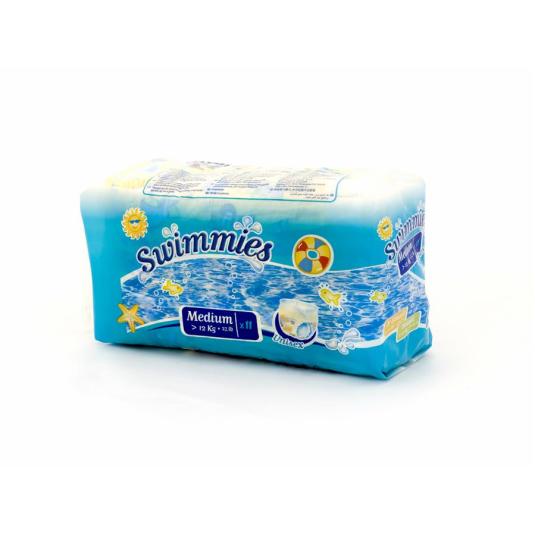 PAÑAL BAÑADOR TALLA M (9-14 KG), 11 UND SWIMMIES