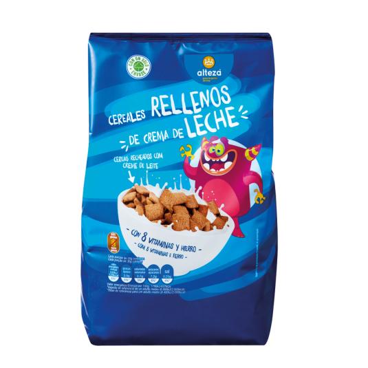 CEREALES RELLENOS DE LECHE, 500GR ALTEZA