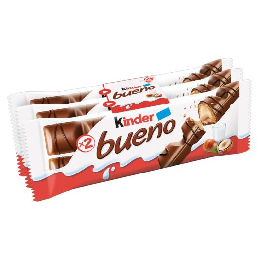 BARRITAS DE CHOCOLATE, 44GR KINDER BUENO