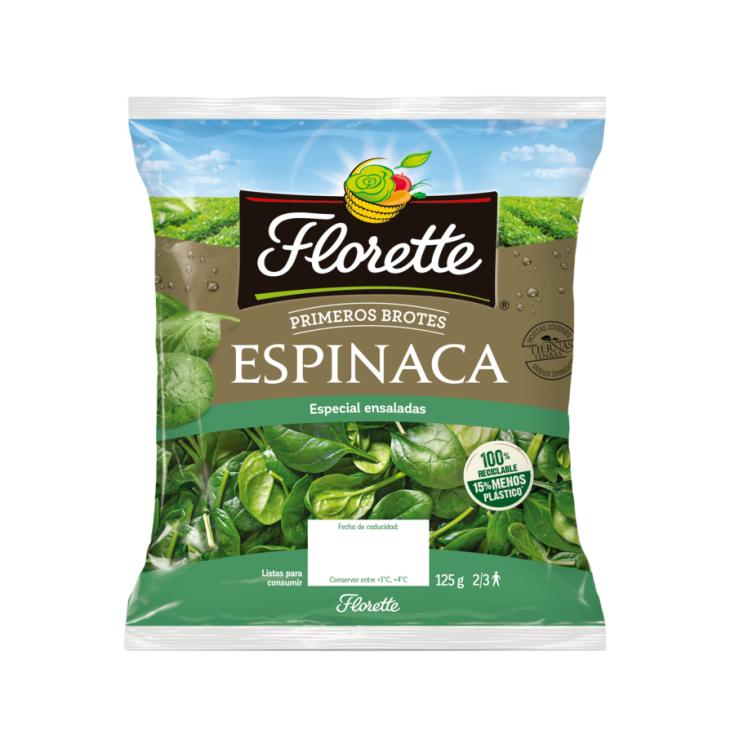 BROTES DE ESPINACAS , 125G FLORETTE