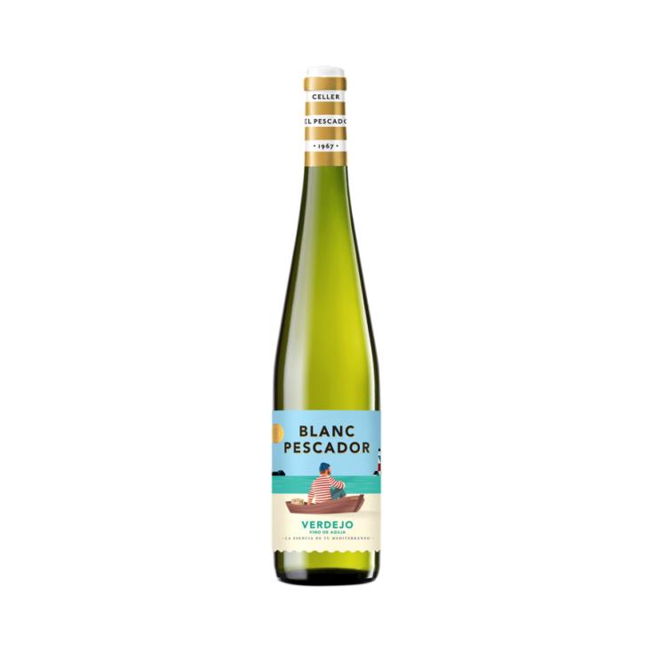 VINO BLANCO VERDEJO D.O.CATALUÑA, 75CL BLANC PESCADOR