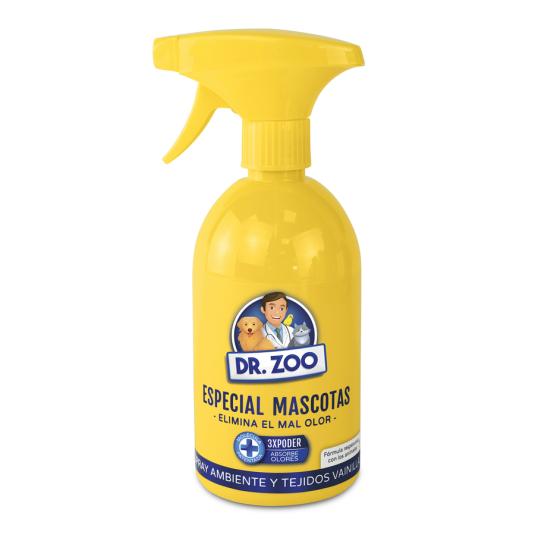 SPRAY ESPECIAL MASCOTAS Y TEJIDOS, 500ML DR. ZOO