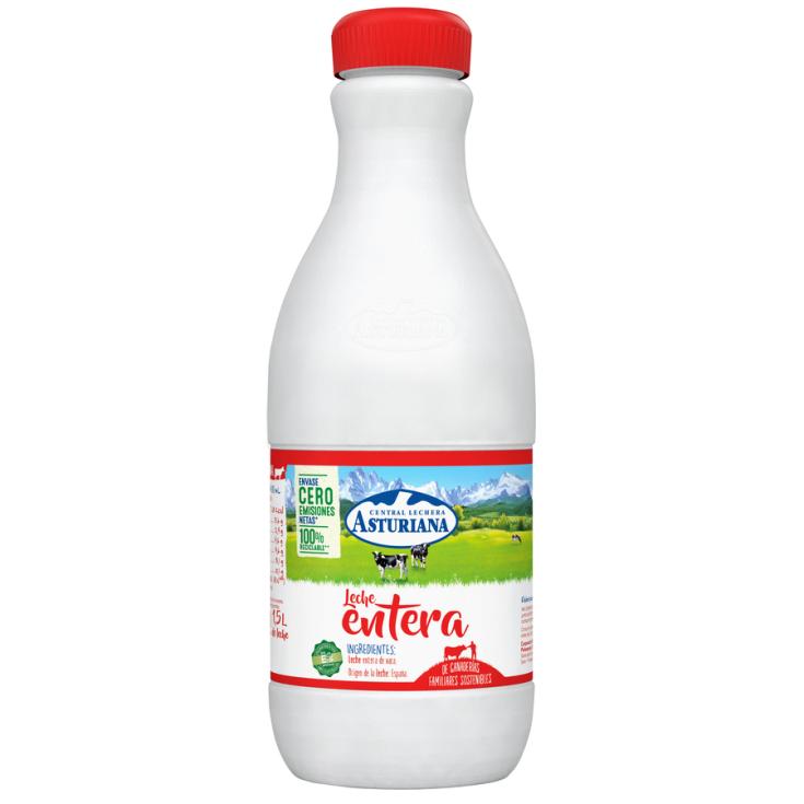 LECHE ENTERA, 1,5L ASTURIANA