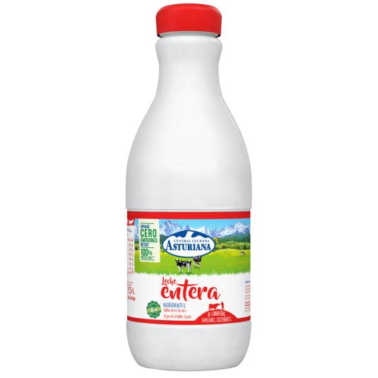 LECHE ENTERA, 1,5L ASTURIANA