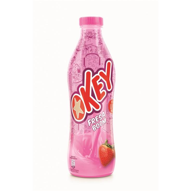 BATIDO DE FRESA, 750ML OKEY