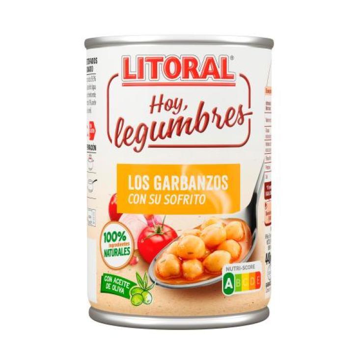 GARBANZOS HOY LEGUMBRES, 440GR LITORAL