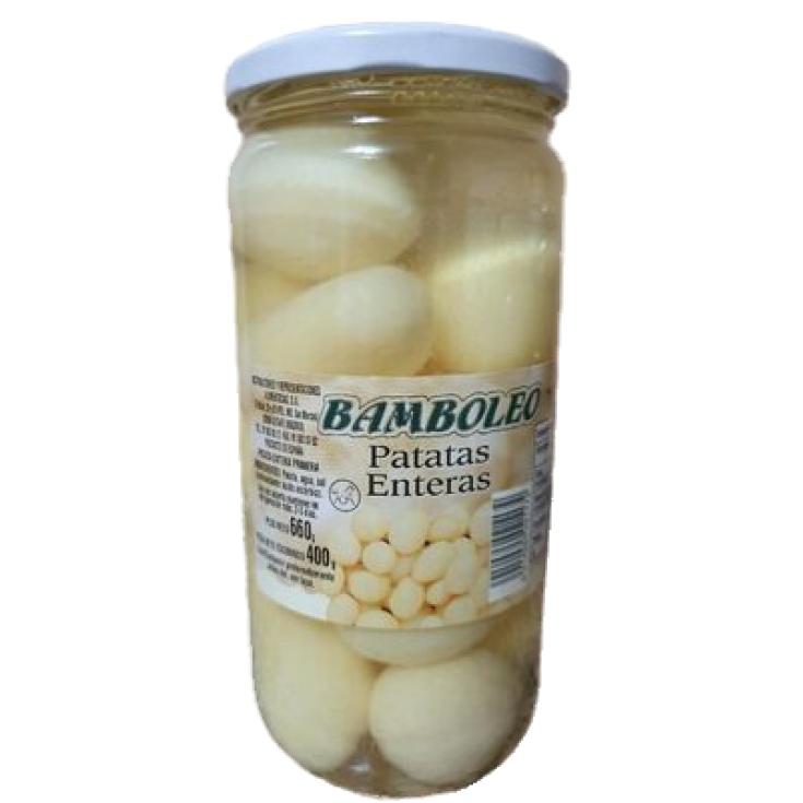 PATATA ENTERA COCIDA, 400GR BAMBOLEO