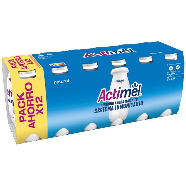 YOGUR ACTIMEL NATURAL, 12X100ML ACTIMEL