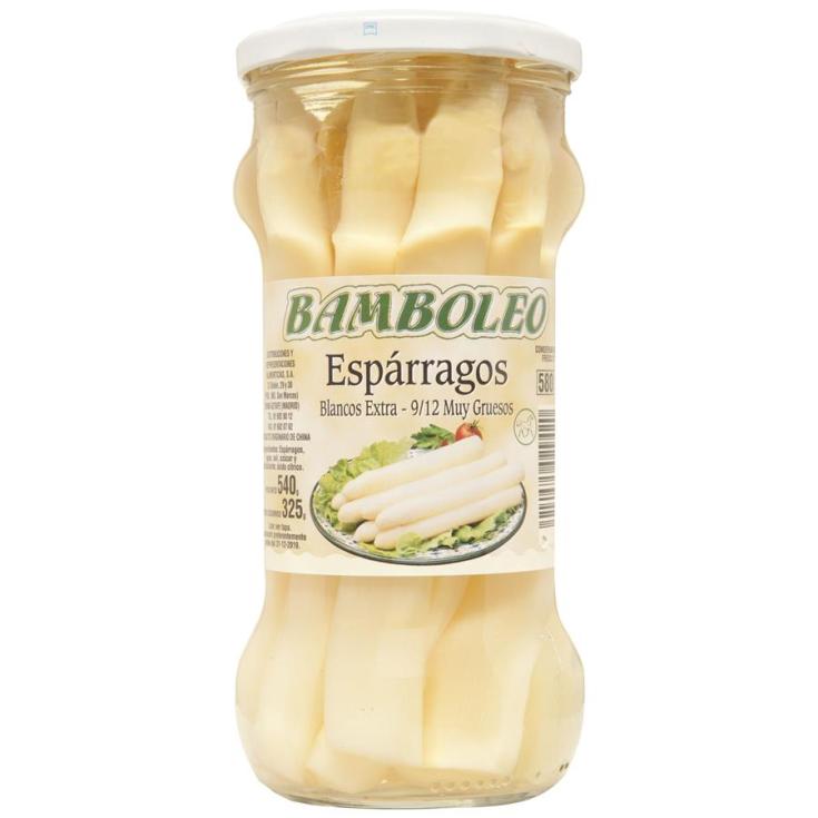 ESPARRAGOS BLANCOS GRUESOS EXTRA, 320GR BAMBOLEO