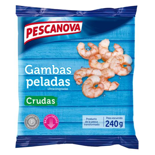 GAMBAS PELADAS BOLSA 240 G  PESCANOVA