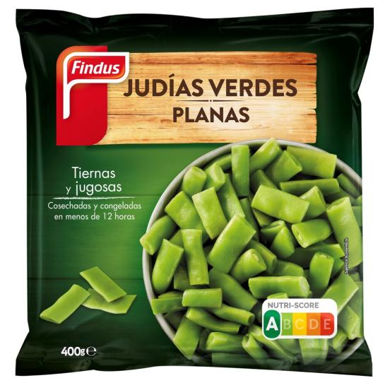 JUDIAS VERDES PLANAS, 400G FINDUS 