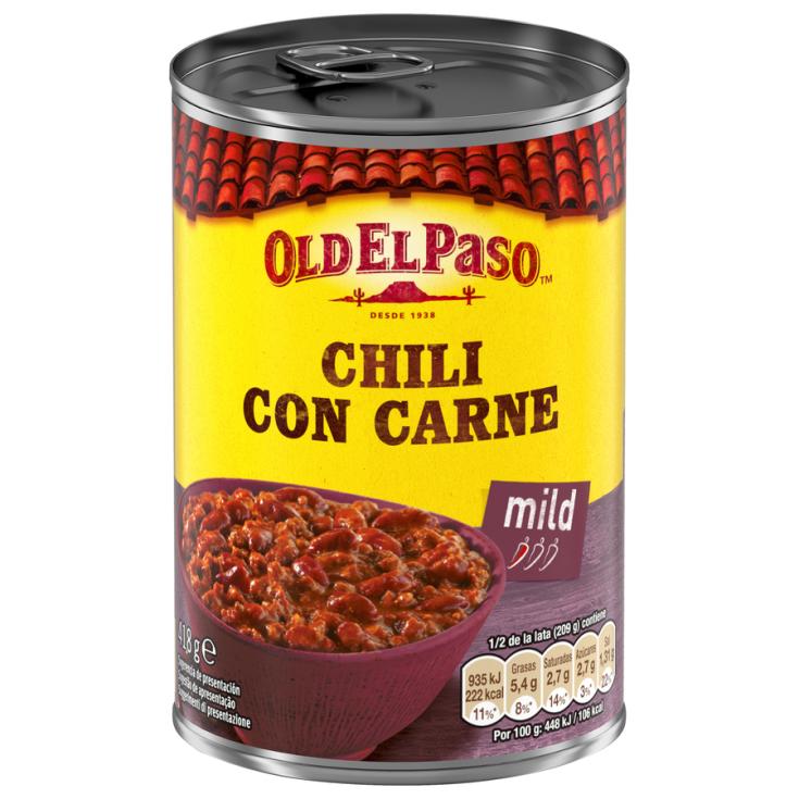 CHILI C/CARNE , 418g OLD EL PASO