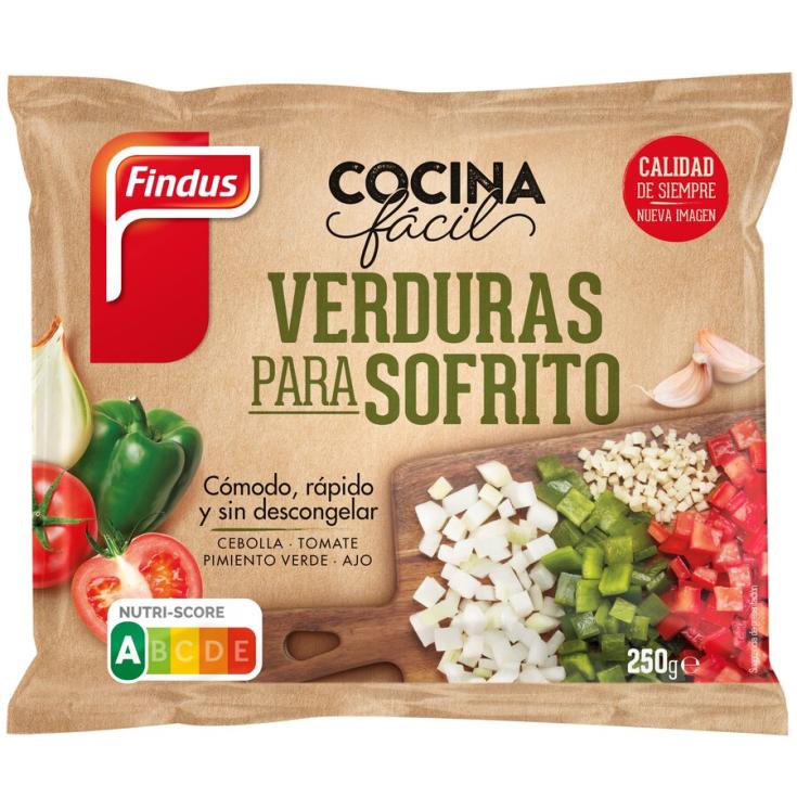 VERDURAS PARA SOFRITO, 250G FINDUS 