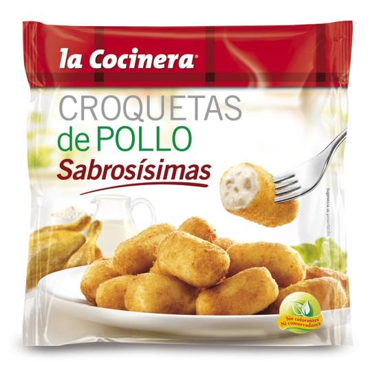 CROQUETAS DE POLLO, 500G LA COCINERA