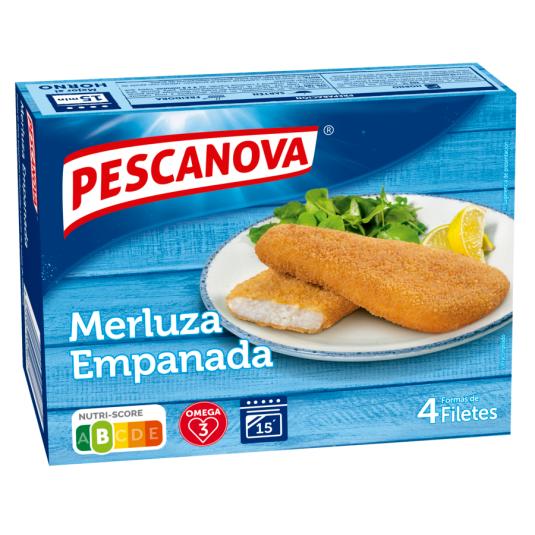 FILETES DE MERLUZA EMPANADOS, 340 G PESCANOVA