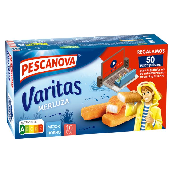 VARITAS DE MERLUZA , 300G PESCANOVA