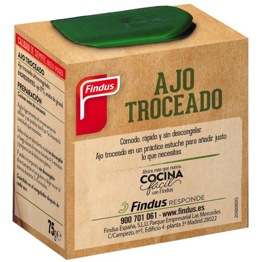 AJO TROCEADO, 75G FINDUS 