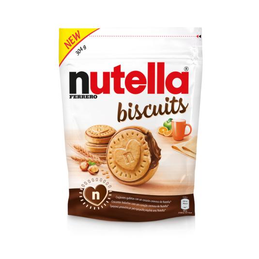 BISCUITS, 304GR NUTELLA