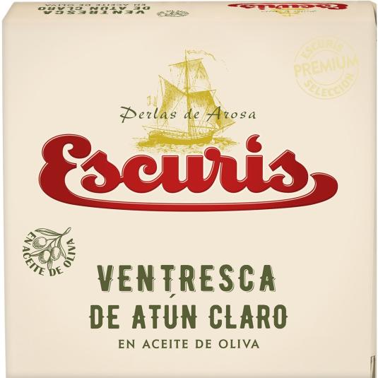 VENTRESCA DE ATUN ACEITE DE OLIVA, 73GR ESCURIS