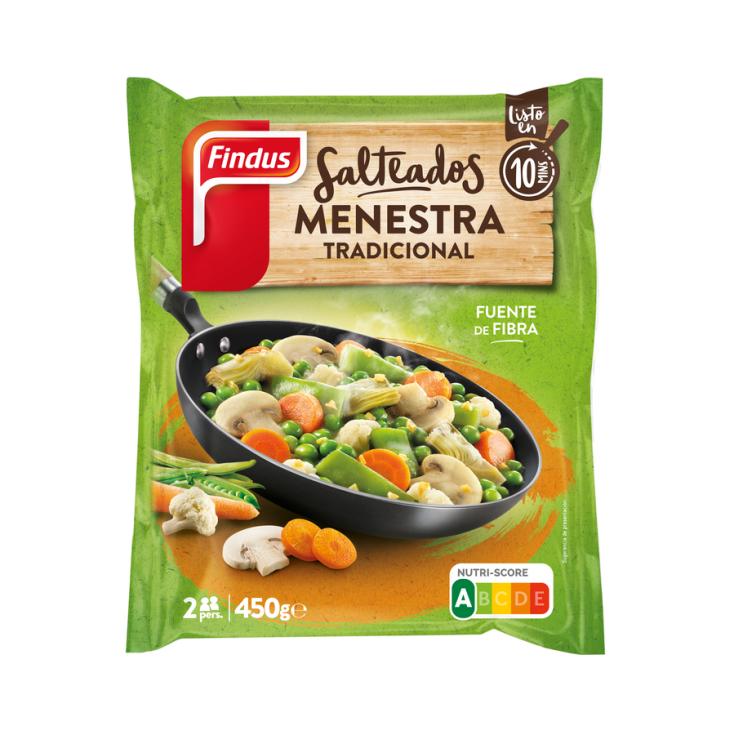 SALTO MENESTRA CON GAMBAS ,500G FINDUS 