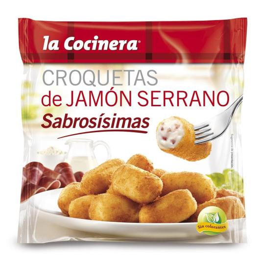 CROQUETAS DE JAMON , 500G LA COCINERA