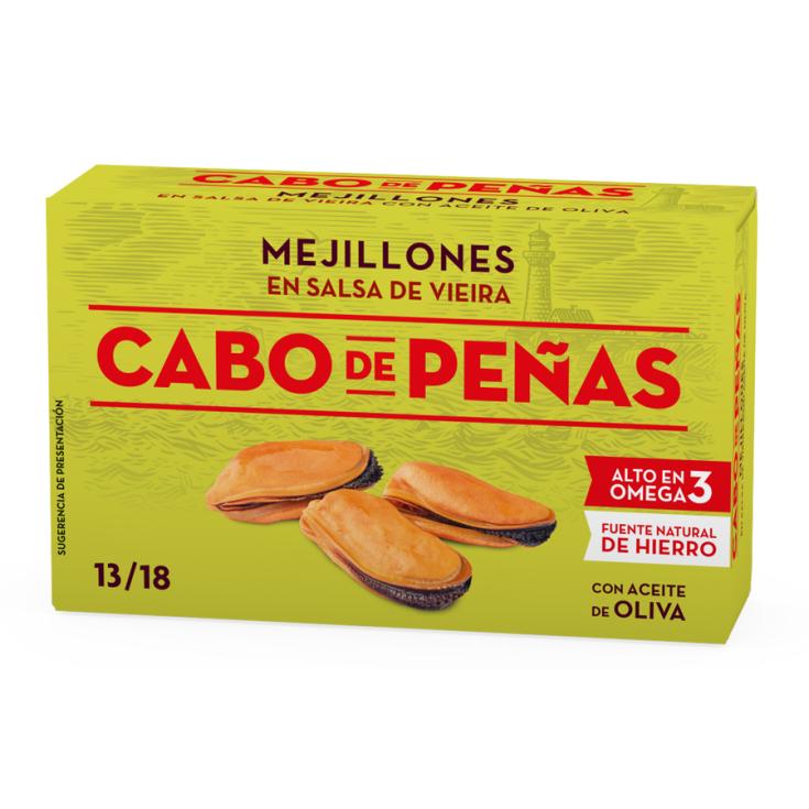 MEJILLONES SALSA VIEIRA 13-18, 69GR CABO DE PEÑAS