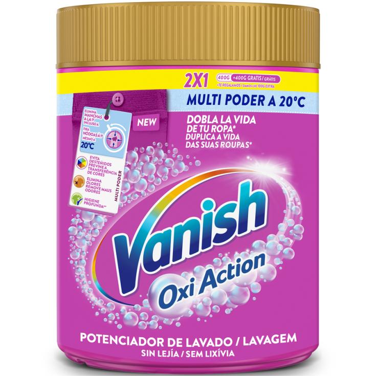 POTENCIADOR DE LAVADO 2X1 OXI ADVANCE VANISH