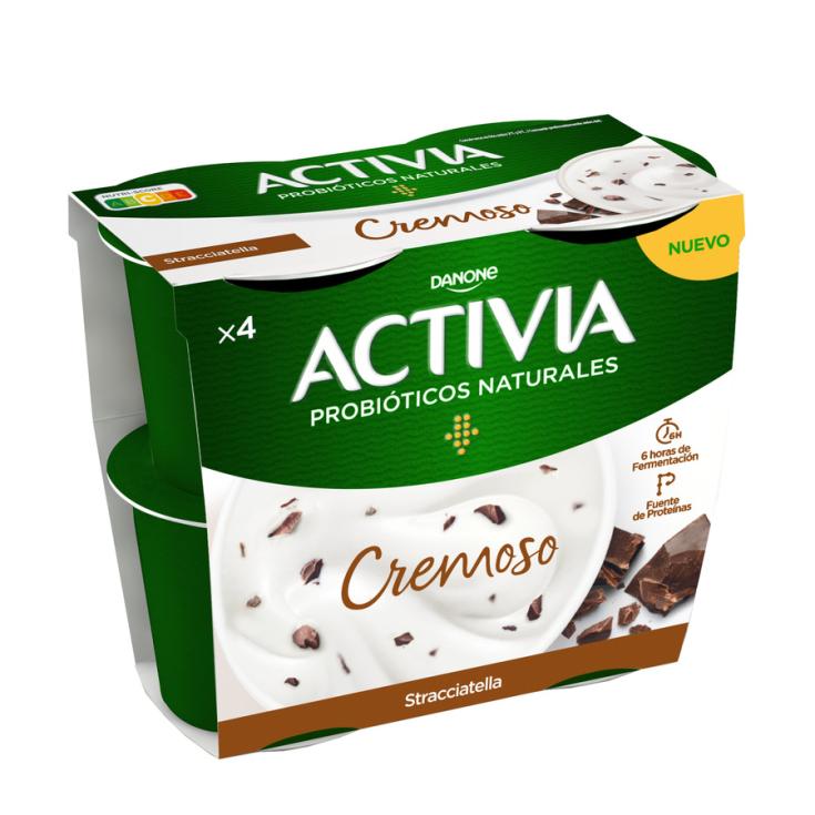 ACTIVIA CREMOSO STRACCIATELLA, 4X115G DANONE