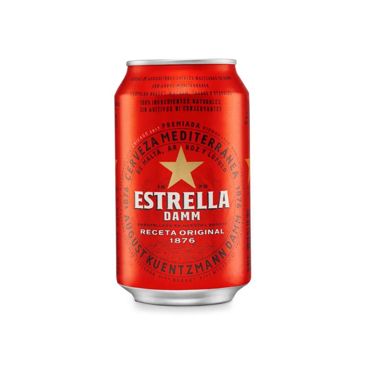 CERVEZA , 330ML ESTRELLA DAMM