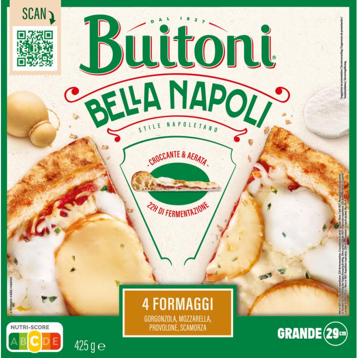 PIZZA BELLA NAPOLI 4 FORMAGGI, 425G BUITONI