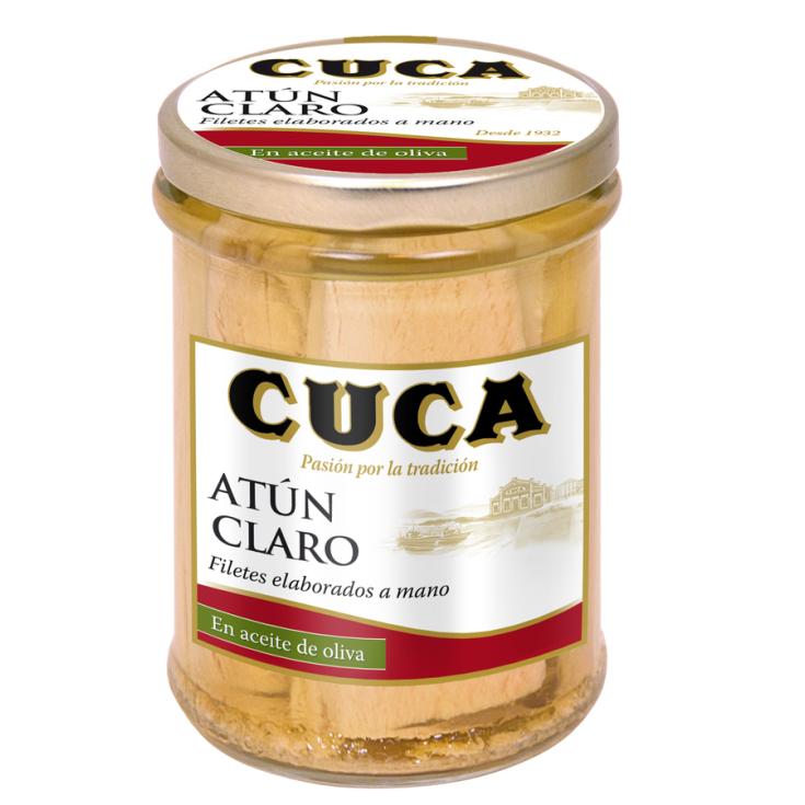 ATUN CLARO EN ACEITE OLIVA, 117G CUCA