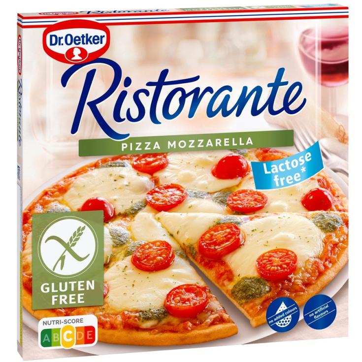 PIZZA RISTORANTE SIN GLUTEN MOZZARELLA,370G DR OETKER