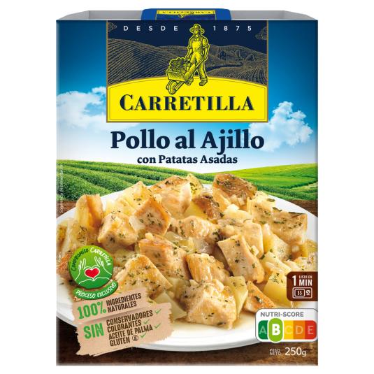 POLLO AL AJILLO, 350GR CARRETILLA