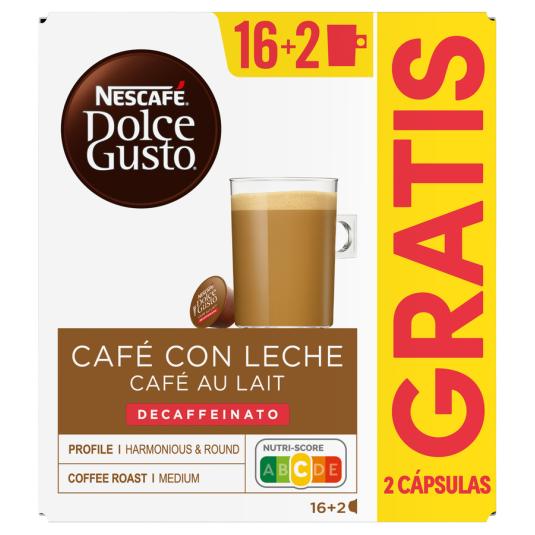 CAFE CON LECHE DESCAFEINADO, 16CAPS DOLCE GUSTO