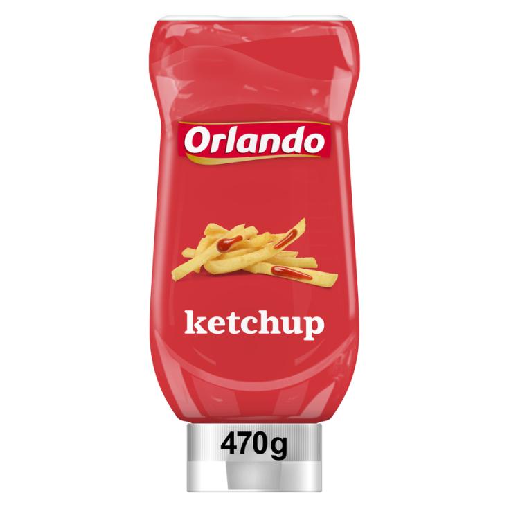 KETCHUP BOCA ABAJO, 455GR ORLANDO