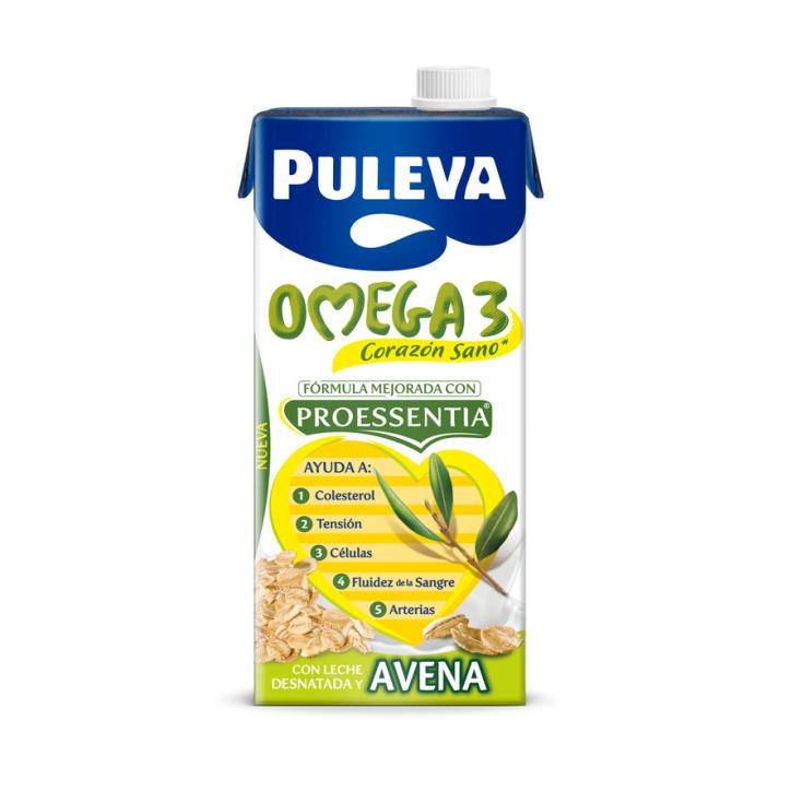 BEBIDA LACTEA CON OMEGA 3 Y AVENA, 1L PULEVA