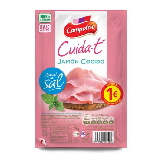 JAMON COCIDO CUIDA-T, 65G CAMPOFRIO