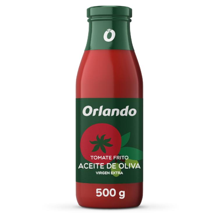 TOMATE FRITO ACEITE OLIVA TARRO, 500GR ORLANDO