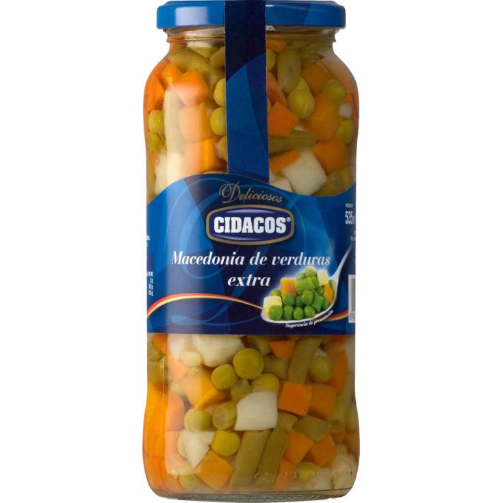 MACEDONIA VERDURAS TARRO, 320GR CIDACOS