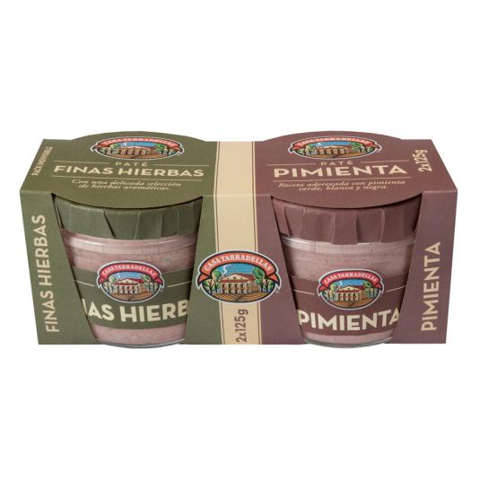 PATE PIMIENTA-FINAS HIERBAS P2, 250G CASA TARRADELLAS