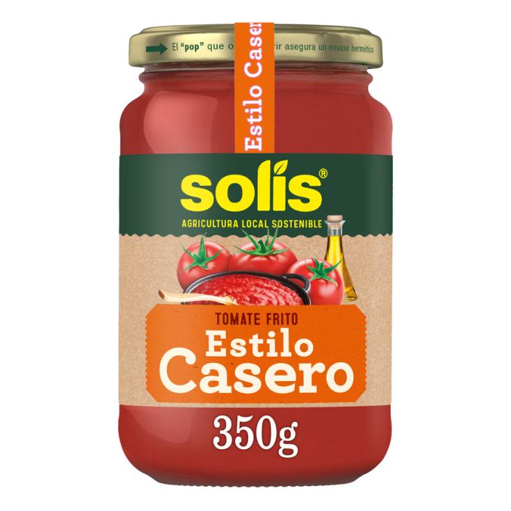 TOMATE FRITO ESTILO CASERO, 350G SOLIS