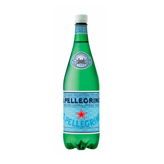 AGUA CON GAS, 1L SAN PELLEGRINO