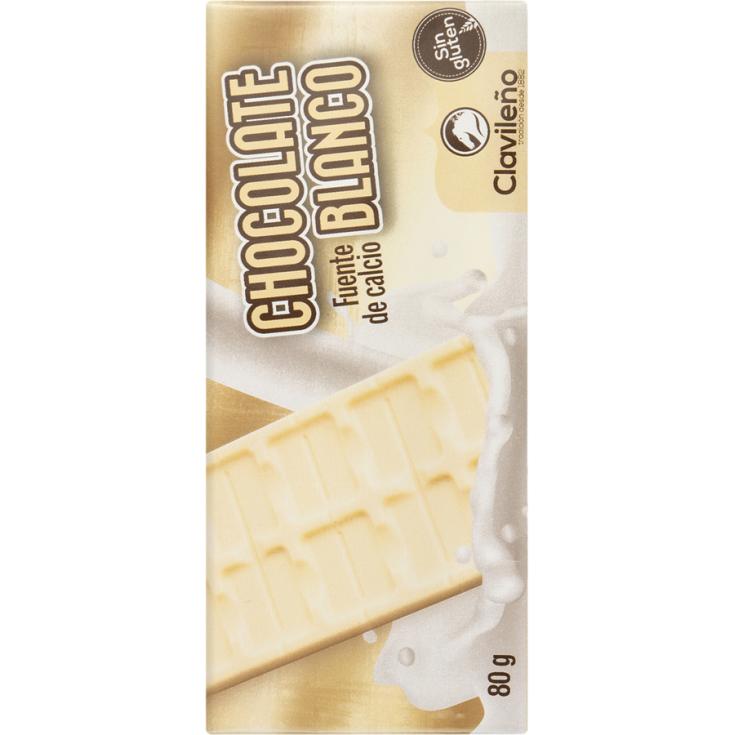 CHOCOLATE BLANCO, 80GR CLAVILEÑO