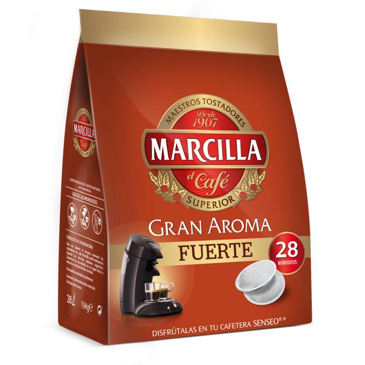 CAPSULAS DE CAFE FUERTE, 28 UNID MARCILLA