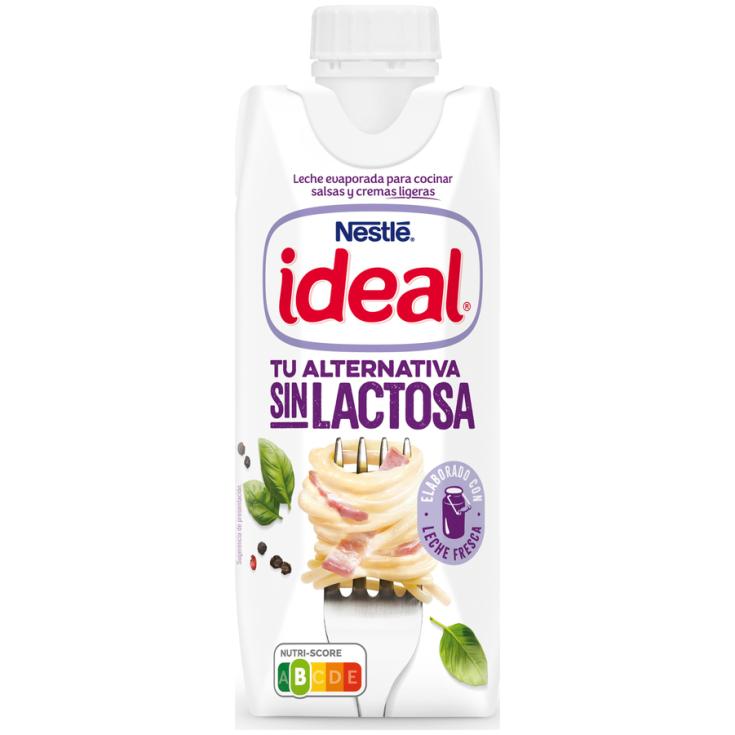 LECHE EVAPORADA SIN LACTOSA, 525G IDEAL