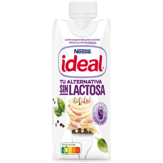 LECHE EVAPORADA SIN LACTOSA, 525G IDEAL